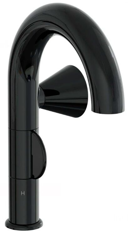 Liquid A4274939 Lavabo Bataryası,Parlak Siyah(Sağdan Kullanım)
