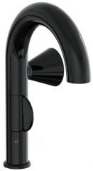 Liquid A4274939 Lavabo Bataryası,Parlak Siyah(Sağdan Kullanım)