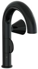 Liquid A4274939 Lavabo Bataryası,Parlak Siyah(Sağdan Kullanım)