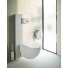Vitra 7948b403-6263 Sento Rim-Ex Kanalsız Asma Klozet Seti, 54 Cm,Temassız Klozet Kapağı