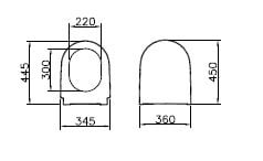 Vitra 89-003R009 Nest Asma Klozet Kapağı Parlak Beyaz Yavaş Kapanır
