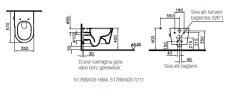 Vitra 5176b003-1684 Nest Asma Klozet Parlak Beyaz Rimex Entegre Ara Musluklu