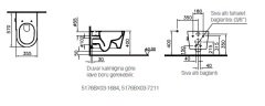 Vitra 5176b003-1684 Nest Asma Klozet Parlak Beyaz Rimex Entegre Ara Musluklu