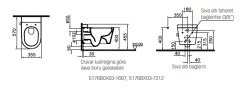Vitra 5176b003-1687 Nest Asma Klozet Rimex Entegre Ara Musluklu Deterjan Hazneli