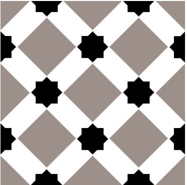 VitrA K94843700001VTE0 15x15 Retromix Fon Sicak Yıldız Medium