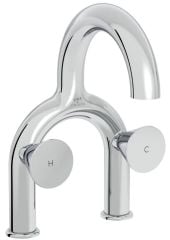 Vitra A42747 Liquid Lavabo Bataryası 2 Delikli Lavabolar İçin, Krom