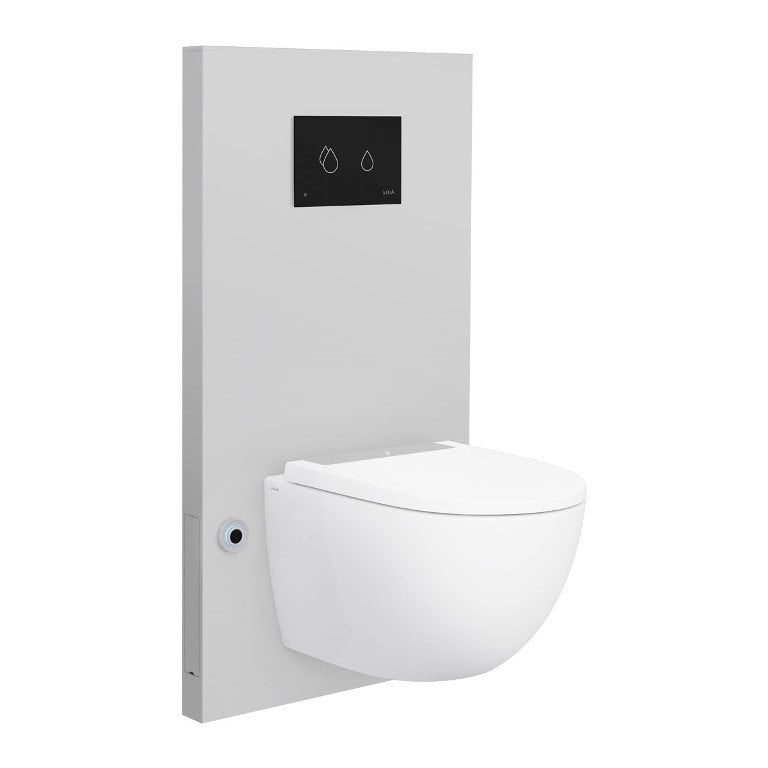 Vitra 770-5770-01 Renoform Asma Klozetler İçin Temassız Taharetli Platform, 10,5 Cm, Açık Gri