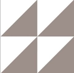 VitrA K94843300001VTE0 15x15 Retromix Sıcak Üçgen Medium Mat