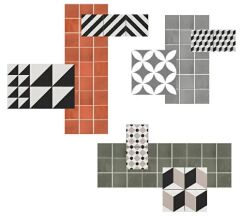 VitrA K94844300001VTE0 15x15 Retromix Soğuk Daire Negatif Medıum