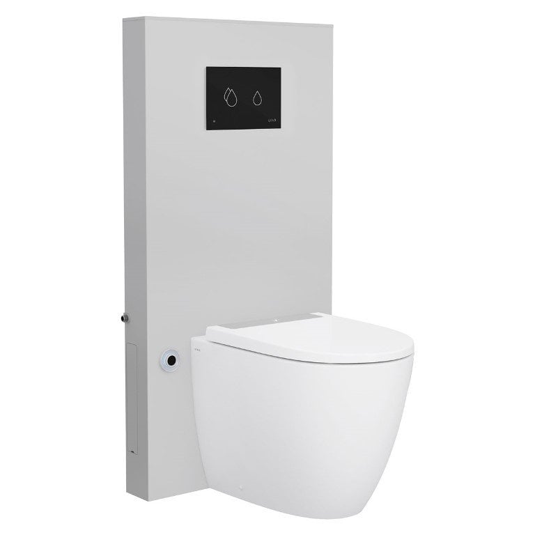 Vitra 773-1770-01 Renoform Dtd Klozetler İçin Temassız Taharetli Platform, 10,5 Cm, Beyaz