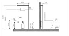 Vitra 773-1770-01 Renoform Dtd Klozetler İçin Temassız Taharetli Platform, 10,5 Cm, Beyaz