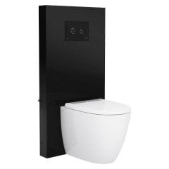 Vitra 770-1761-01 Renoform Dtd Klozetler İçin Taharet Deliksiz Platform, 10,5 Cm, Siyah