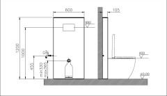 Vitra 770-1760-01 Renoform Dtd Klozetler İçin Taharet Deliksiz Platform, 10,5 Cm, Beyaz