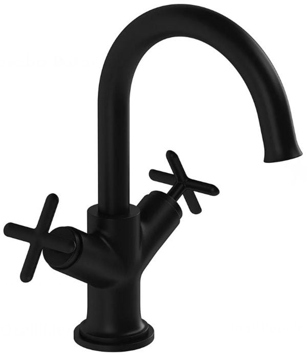 Vitra Origin Classic A4288436 Lavabo Bataryası Mat Siyah