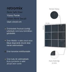 VitrA K94842480001VTE0 Retromix Amber Safir Mavi 10x10