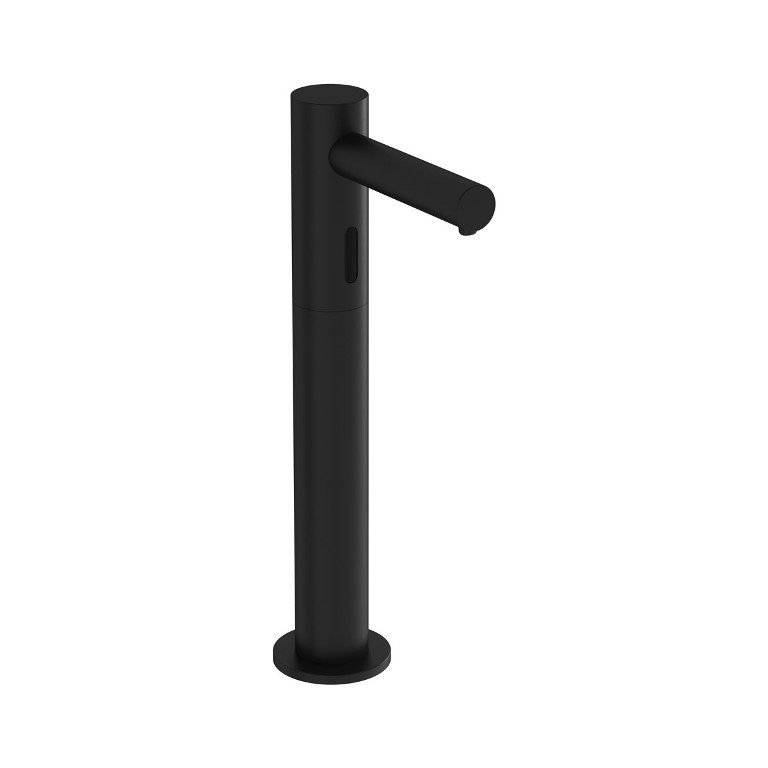 Vitra A4476036WTC Origin Temassız Sıvı Sabunluk, Tezgah Üstü (Elektrikli-Uzun) Mat Siyah