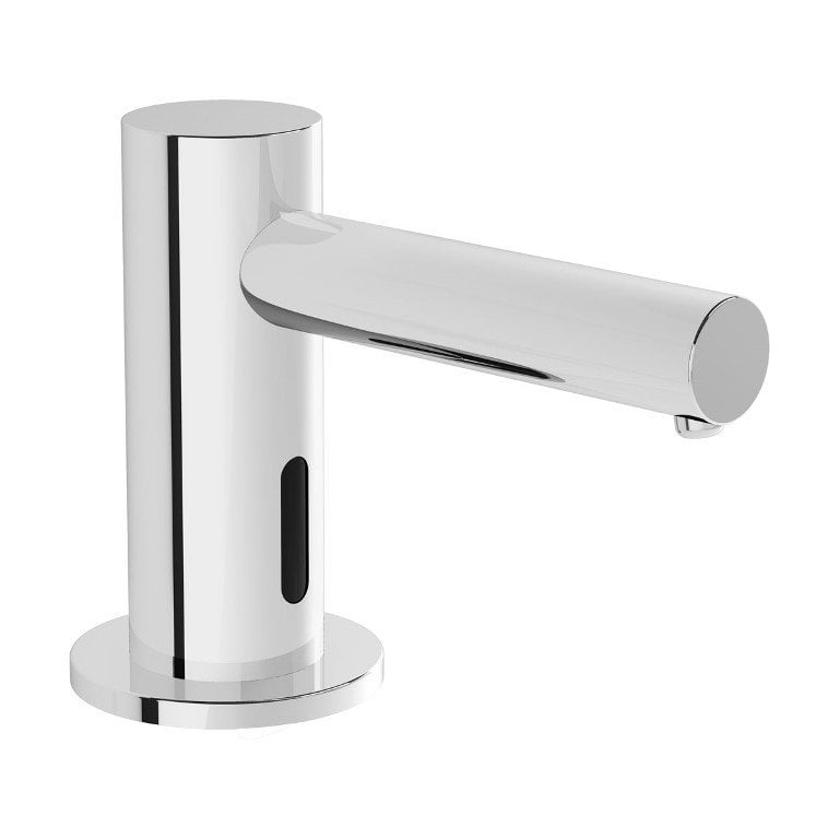 Vitra A44699 Origin Temassız Sıvı Sabunluk, Tezgah Üstü (Elektrikli-Kısa) Krom