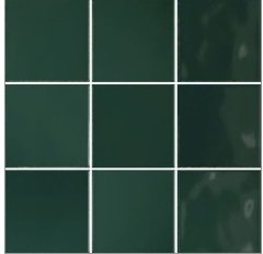 VitrA K94842280001VTE0 Retromix Zümrüt Yeşili 10x10