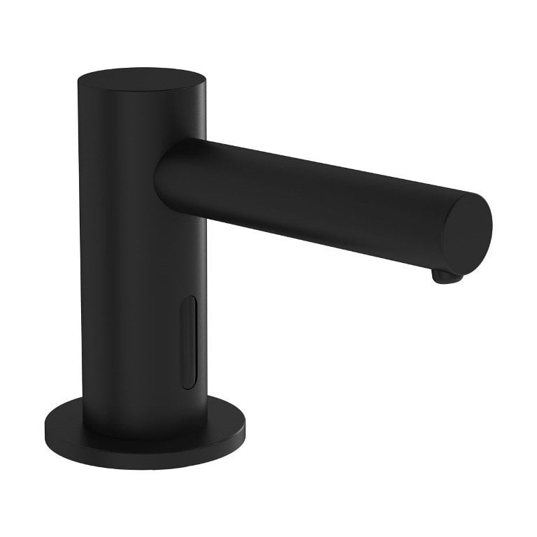 Vitra A4469936WTC Origin Temassız Sıvı Sabunluk, Tezgah Üstü (Elektrikli-Kısa) Mat Siyah