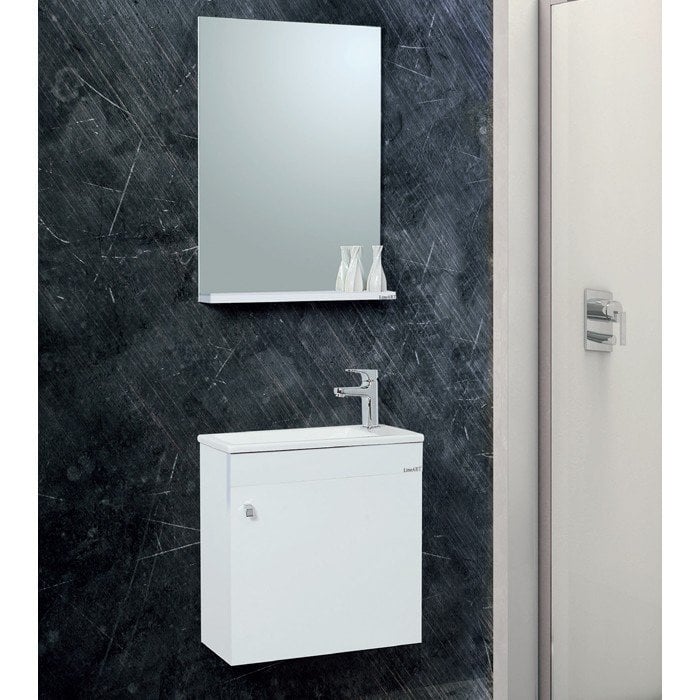 Lineart İnci 50cm Dar Banyo Dolabı Beyaz