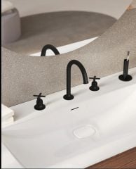 Vitra Origin Classic A4289129 Lavabo Bataryası(3 Delikli Lavabolar İçin)Soft Bakır