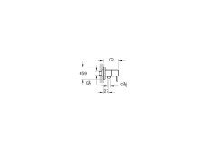 Vitra A4521434 Origin Ara Musluk Fırçalı Nikel