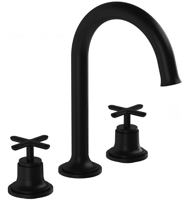 Vitra  Origin Classic A4289136 Lavabo Bataryası(3 Delikli Lavabolar İçin)Mat Siyah