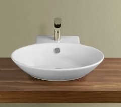VitrA Geo 4424B003-0001 Oval Lavabo, 60 cm, Beyaz