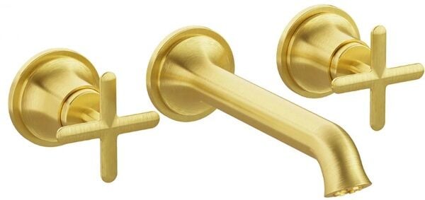 Vitra Origin Classic A4289025 Ankastre Lavabo Bataryası Fırçalı Altın