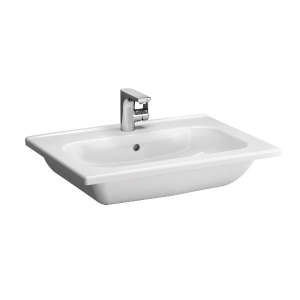 Vitra D-Light 5919B003-0001 Etajerli Lavabo, 70 cm, Beyaz