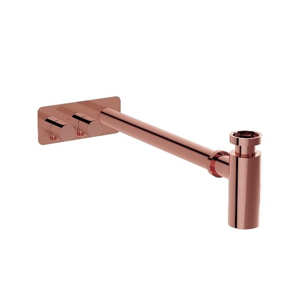 Vitra A4515626 Origin Lavabo Sifon Bakır (Asimetrik - Rozetli)