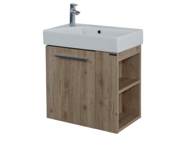 Lineart Trend 55 cm Dar Banyo Dolabı Cadiz+Dolaplı Ayna