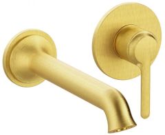 Vitra Origin Classic A4288925 Ankastre Lavabo Bataryası Fırçalı Altın