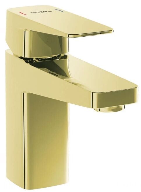 Artema Root Square A4273274 Lavabo Bataryası Altın