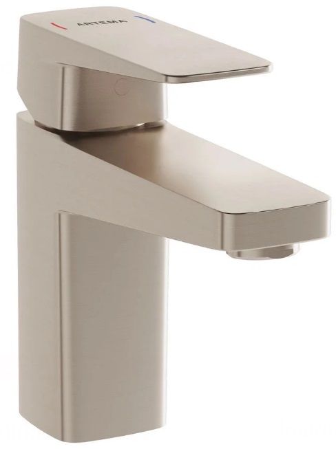 Artema Root Square A4273234ENR BluEco Lavabo Bataryası Fırçalı Nikel