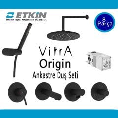 Vitra Origin Ankastre Duş Seti - Mat Siyah