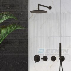 Vitra Origin Ankastre Duş Seti - Mat Siyah
