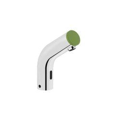 Vitra A47199 Sento Çocuk Fotoselli Lavabo Bataryası (Powerbox Uyumlu-Tek Su Girişli) Krom-Yeşil