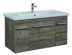 Lineart Lara 100 cm Lavabo Dolabı +Dolaplı Ayna