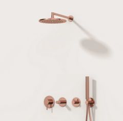 Vitra Origin Ankastre Duş Bataryası Seti - Bakır