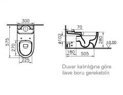 Vitra 7362b003-0092+7363b003-5723 Sento Kids Smoothflush Dtd Klozet + Rezervuar Parlak Beyaz