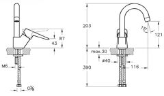 Artema Solid S A42442 Lavabo Bataryası(Döner Borulu) Krom