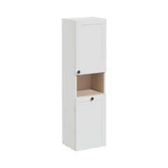 Vitra Root Classic 68525 Boy Dolabı, 40 Cm, Kısa, Çamaşır Sepetli, Mat Açık Gri, Sağ
