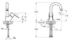 Artema Win S A42584 Lavabo Bataryası(Döner Borulu) Krom