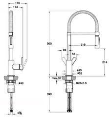 Artema Maestro Pro A42152 Eviye Bataryası Krom