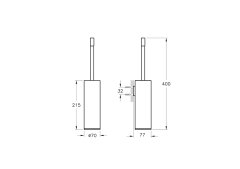 Vitra A4491667 Sento Çocuk Klozet Fırçası (Duvara Montajlı) Turuncu