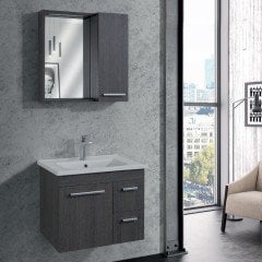 Lineart Linea 65 cm Banyo Dolabı +Dolaplı Ayna