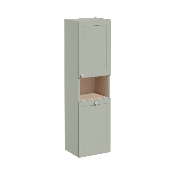 Vitra Root Classic 68530 Boy Dolabı, 40 Cm, Kısa, Çamaşır Sepetli, Mat Retro Yeşil, Sağ