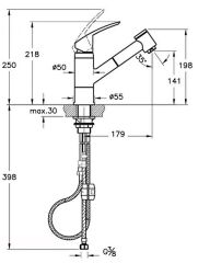 Artema Harmony XL Pull-Out A42147 Eviye Bataryası Krom