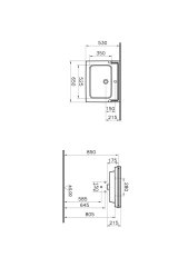 Vitra 7801b403-0001 Valarte Etajerli Lavabo 65 Cm Beyaz